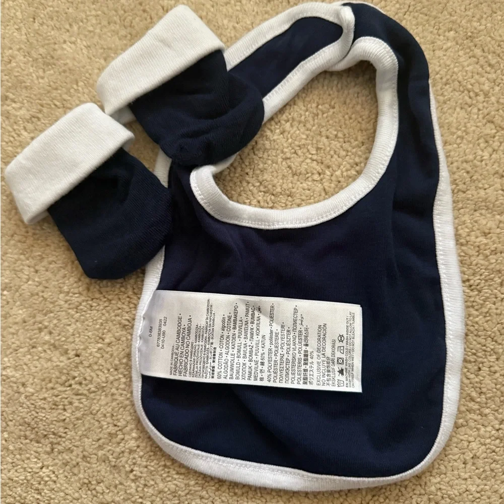 Nike Bib and Booties Set- Navy